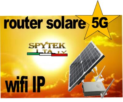 Telecamera 5G solare Wifi IP